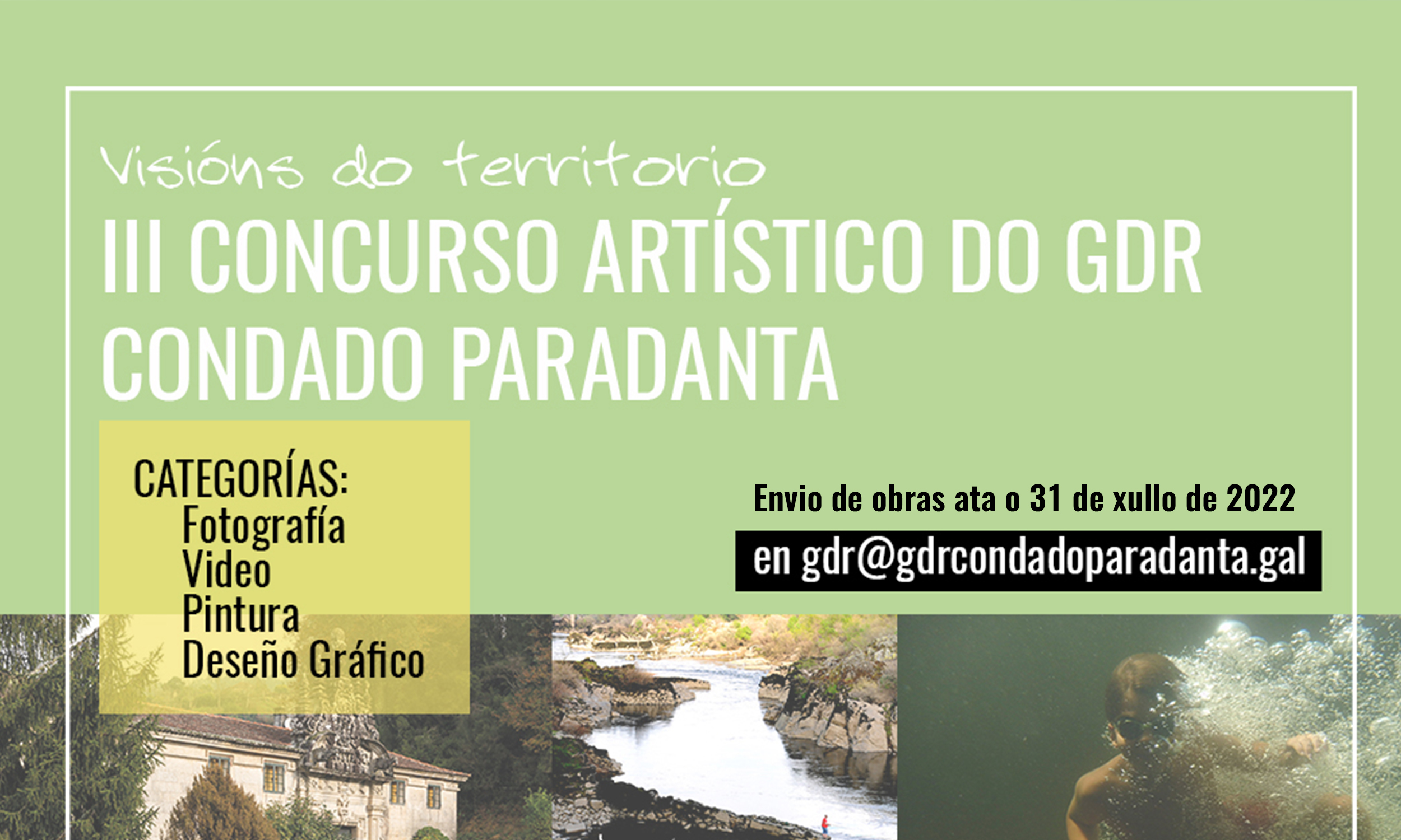 Neste momento estás a ver Ampliación do prazo para participar no III Concurso Artístico do  Condado Paradanta